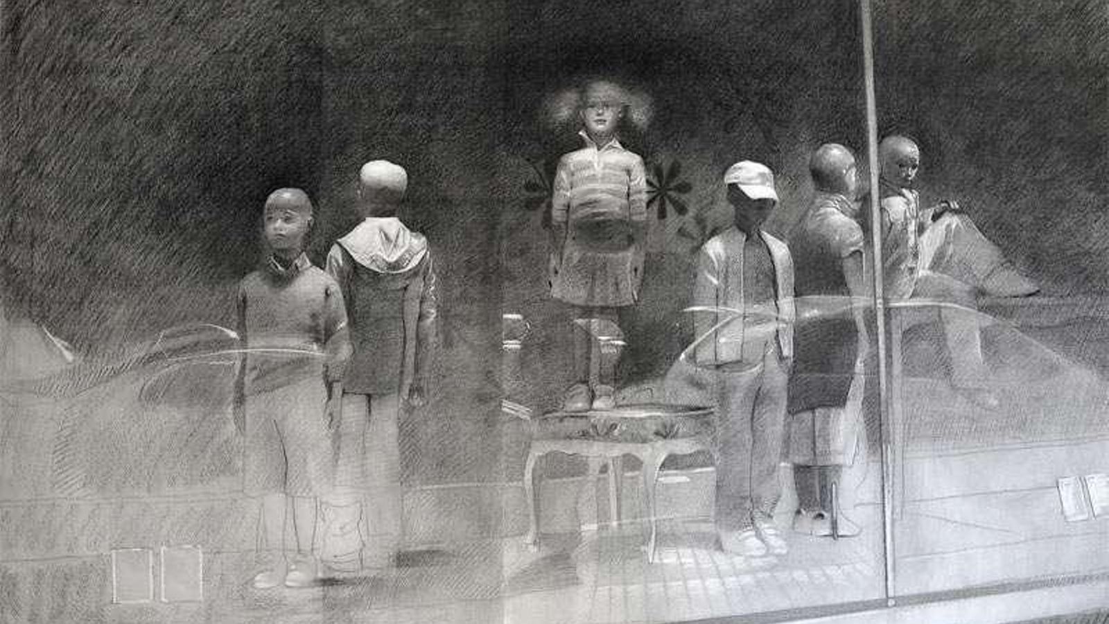 Una imagen de una de las obras.