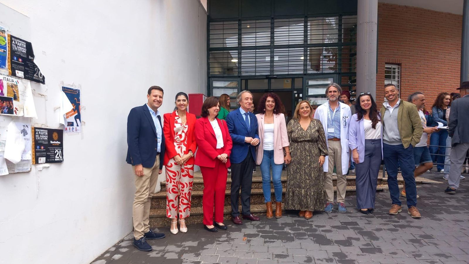 Acto llevado a cabo en el centro de salud de La Zubia