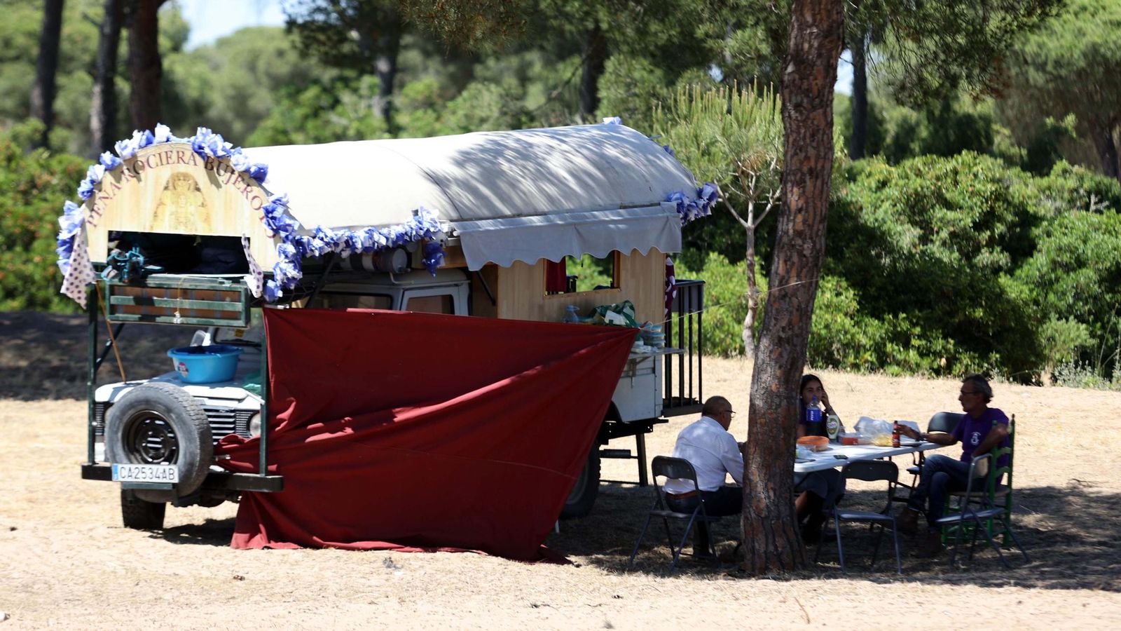 Jueves de camino de la Hdad de Jerez por el Coto Doñana