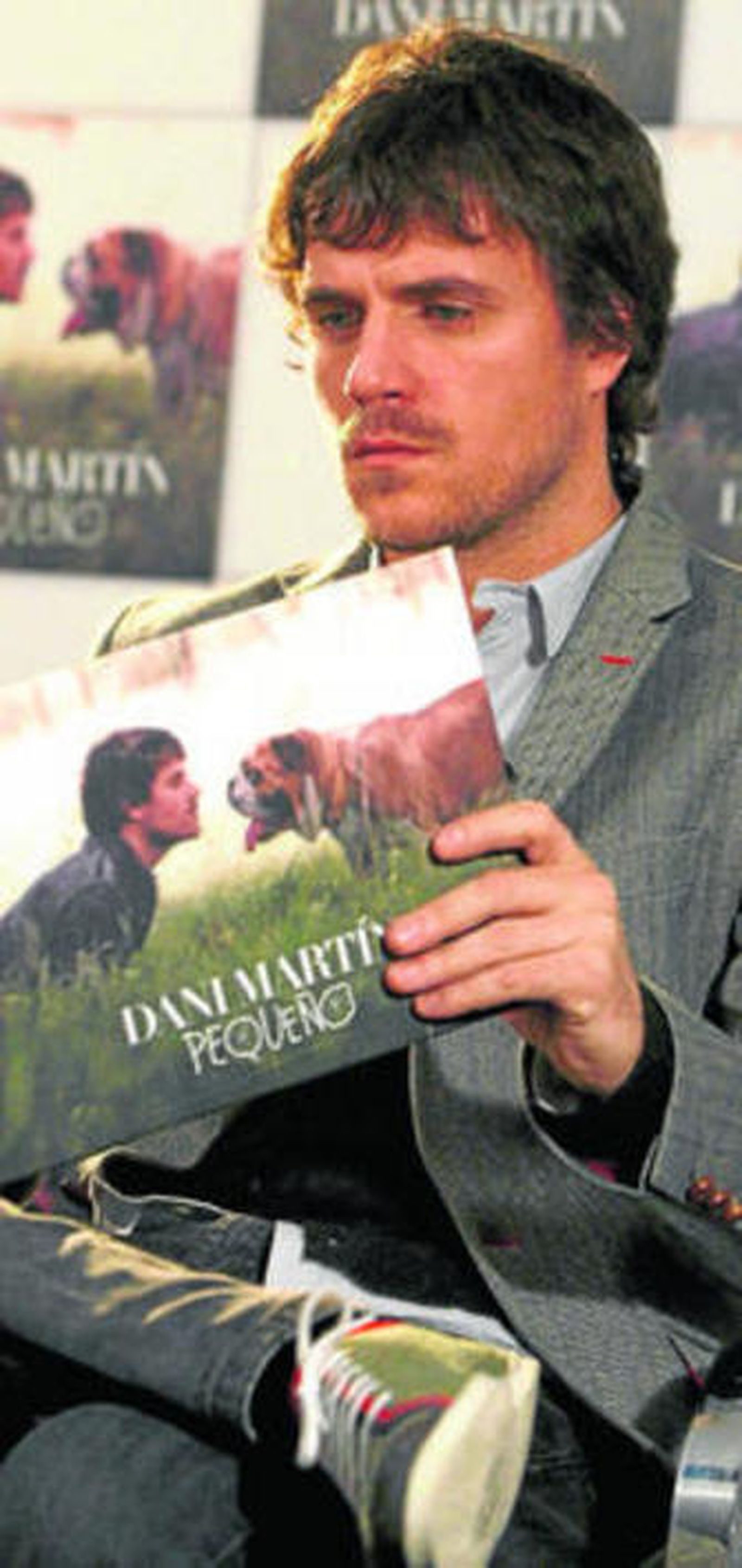 Dani Martín, en la presentación de su nuevo disco, 'Pequeño'.