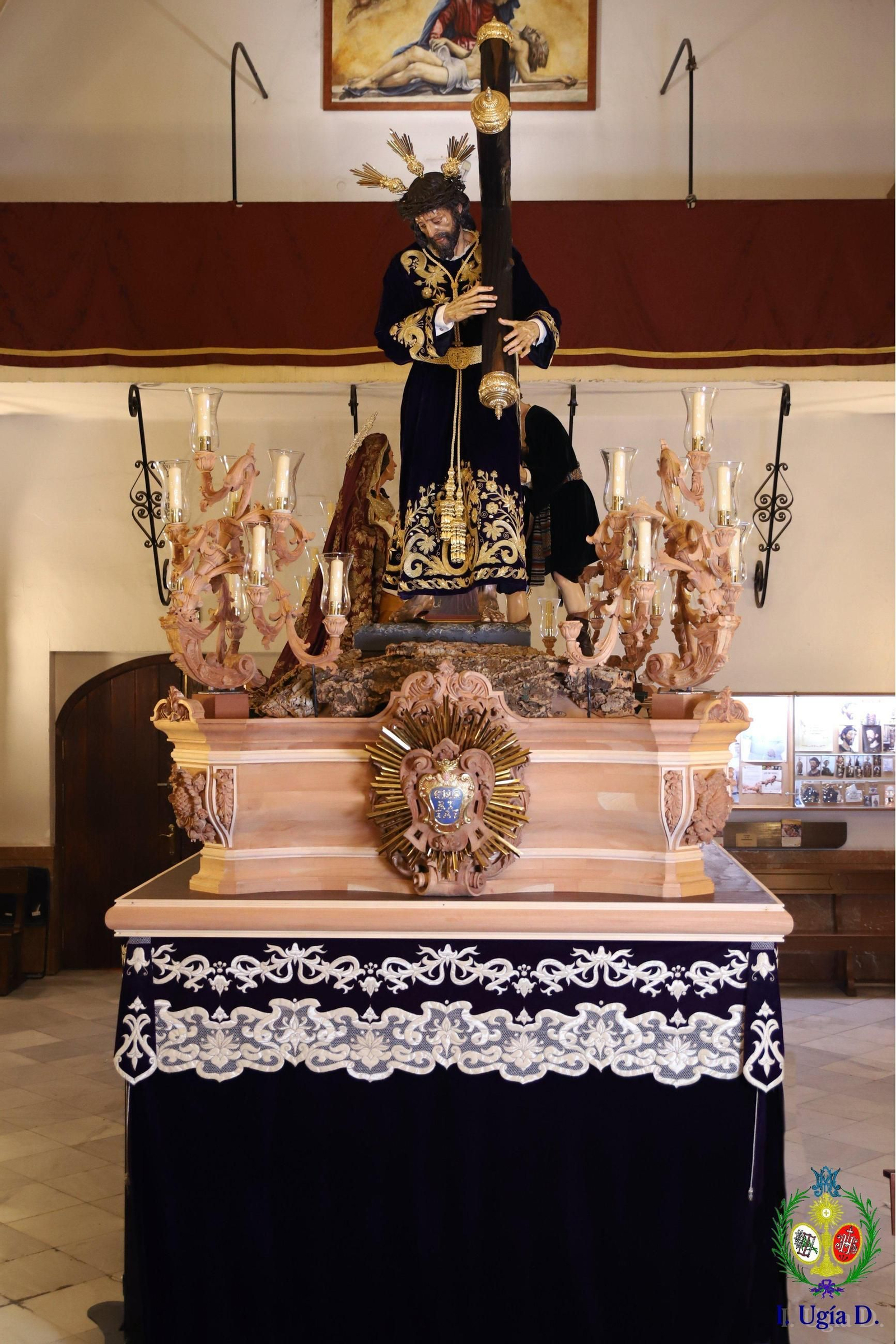 Vista frontal del nuevo paso de San José Obrero