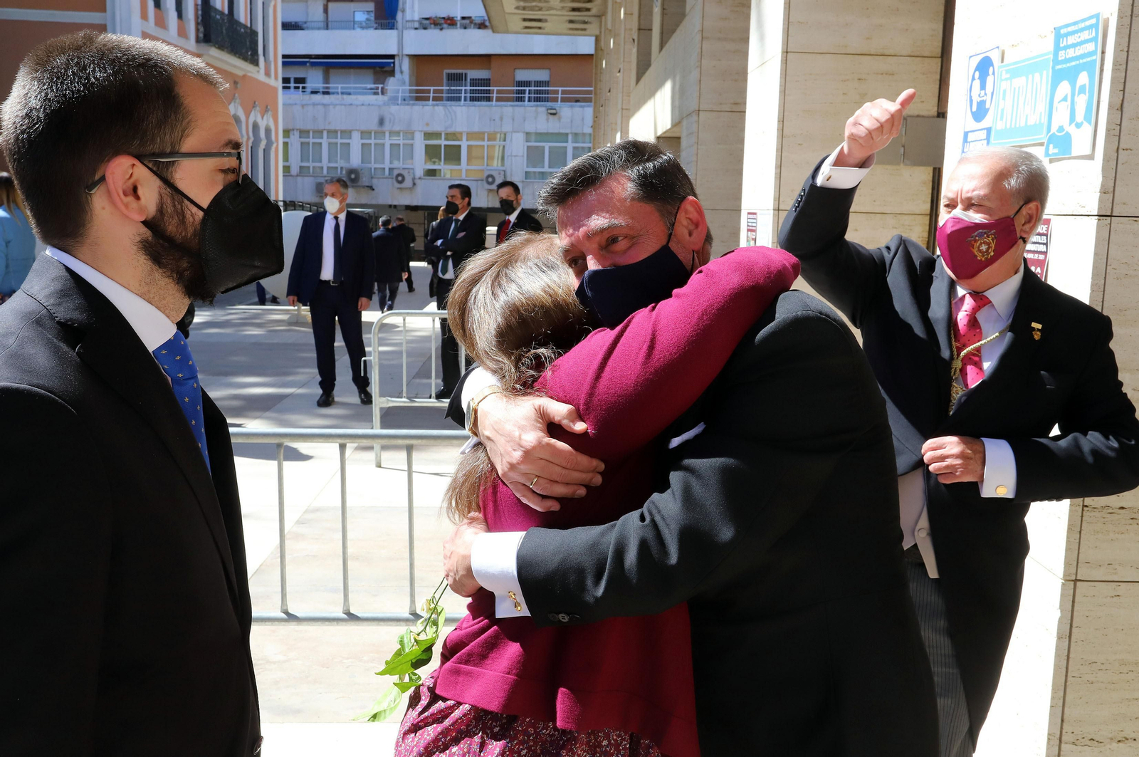 Imágenes del Pregón de la Semana Santa de Huelva 2021 de Eduardo Sugrañes