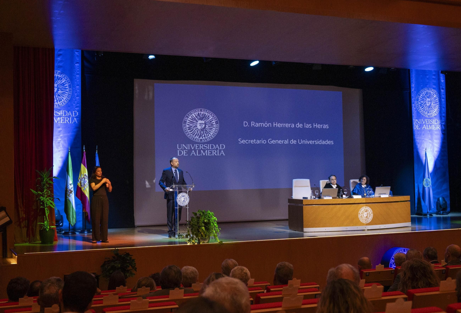 Acto académico de apertura del curso 2025-2026 en la UAL