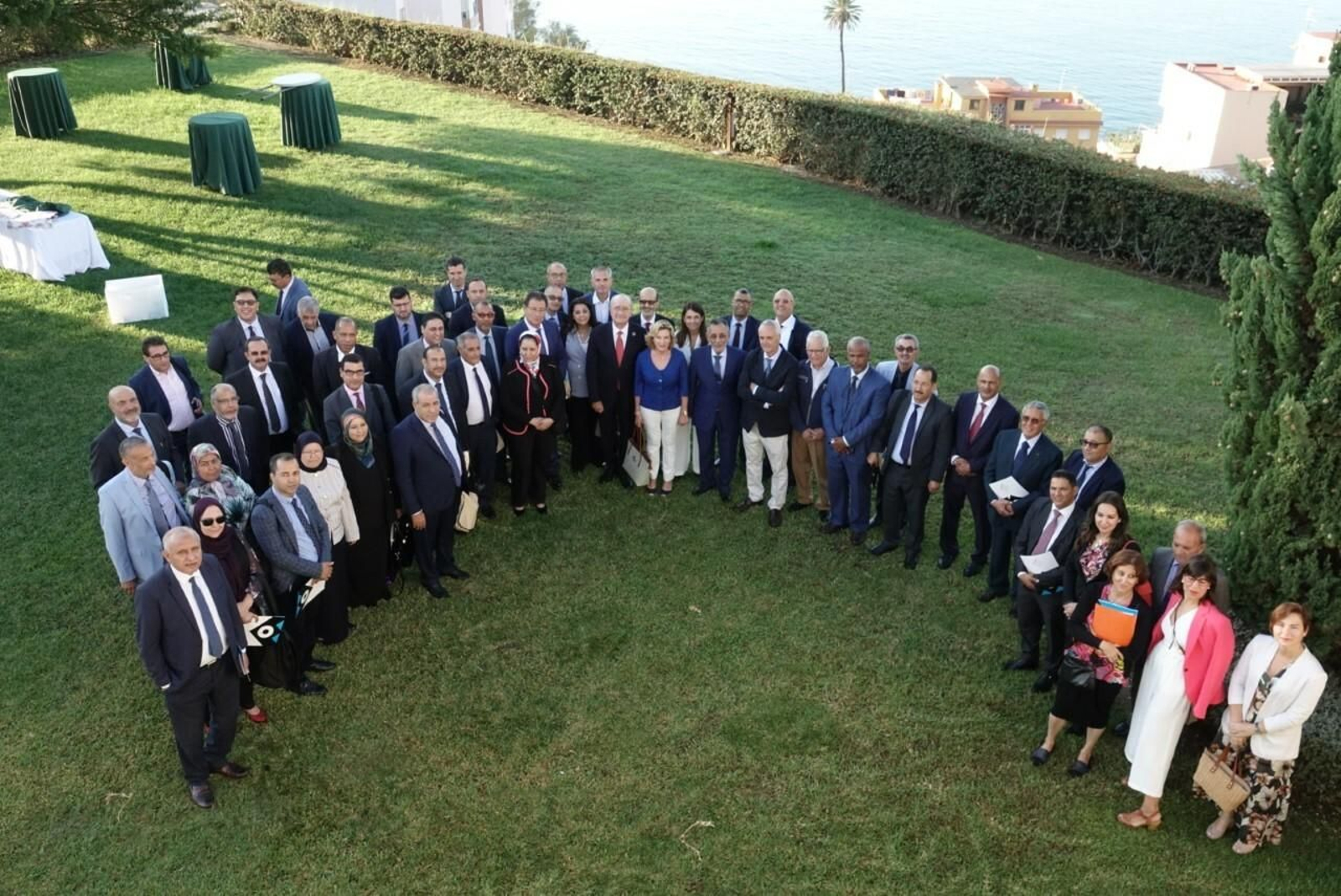 Representantes de 30 ciudades de Marruecos, esta mañana en Málaga