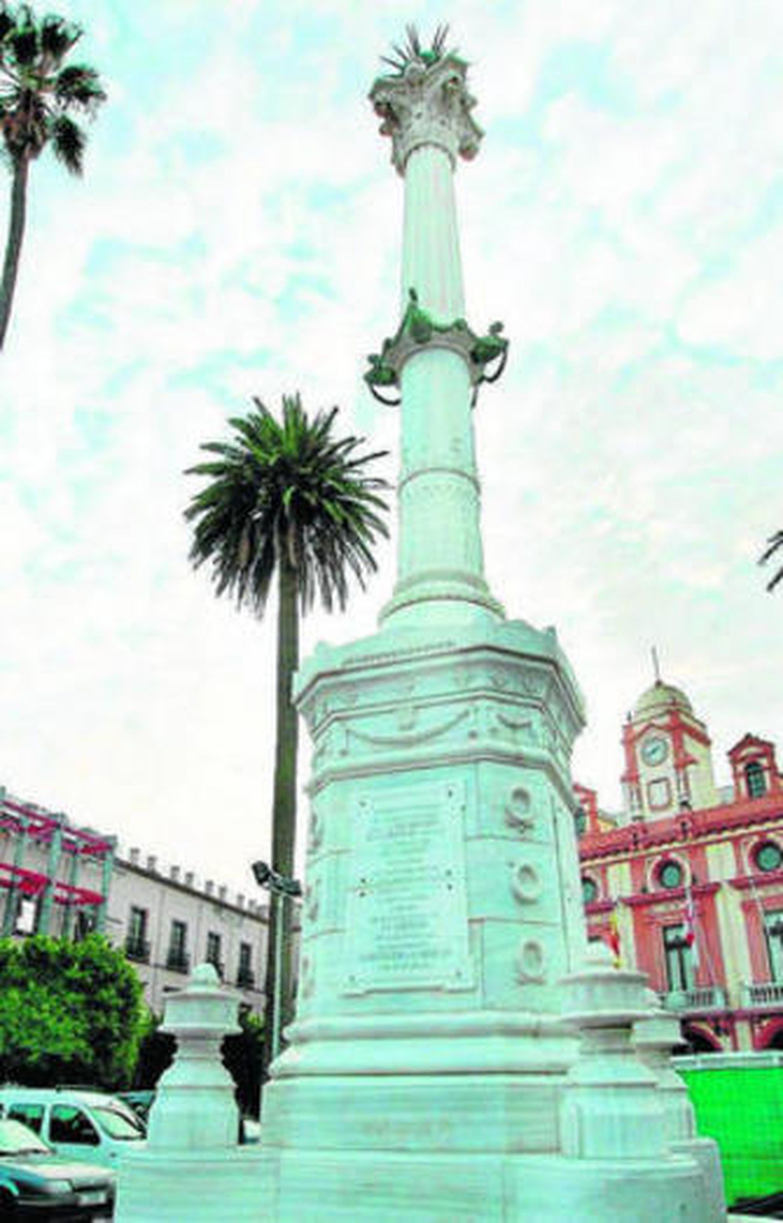 Monumento a Los Coloraos de la Plaza Vieja.