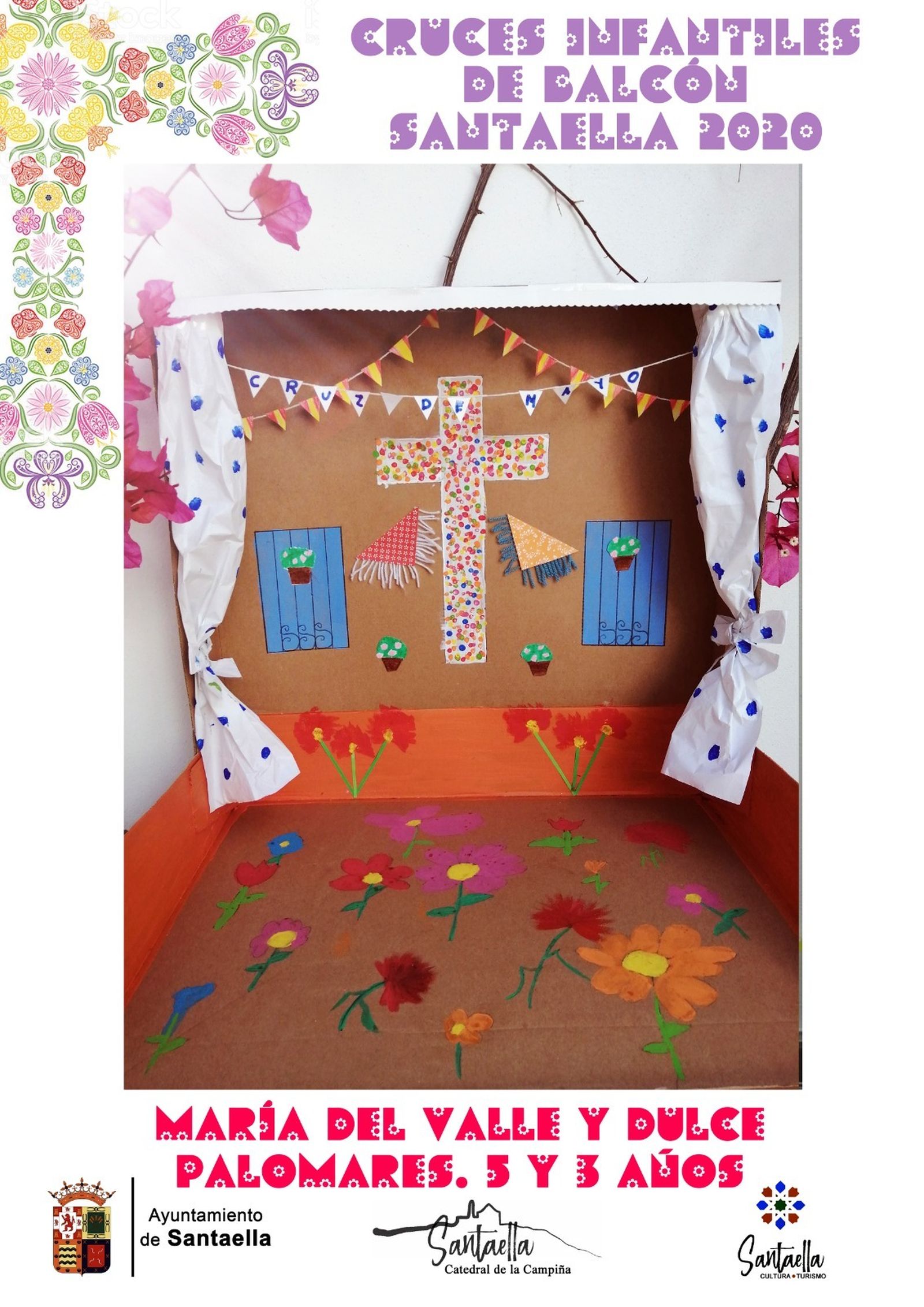 Así son las Cruces de Mayo de los niños de Santaella