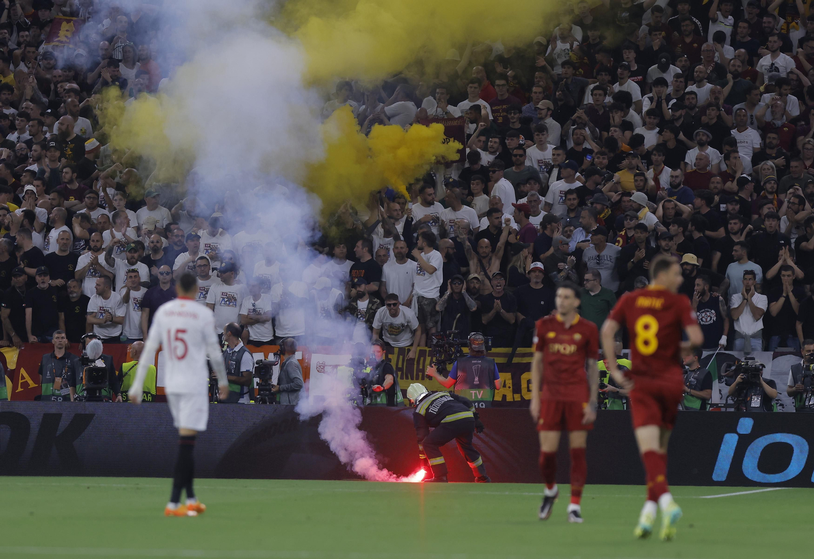 Las imágenes del Sevilla-Roma