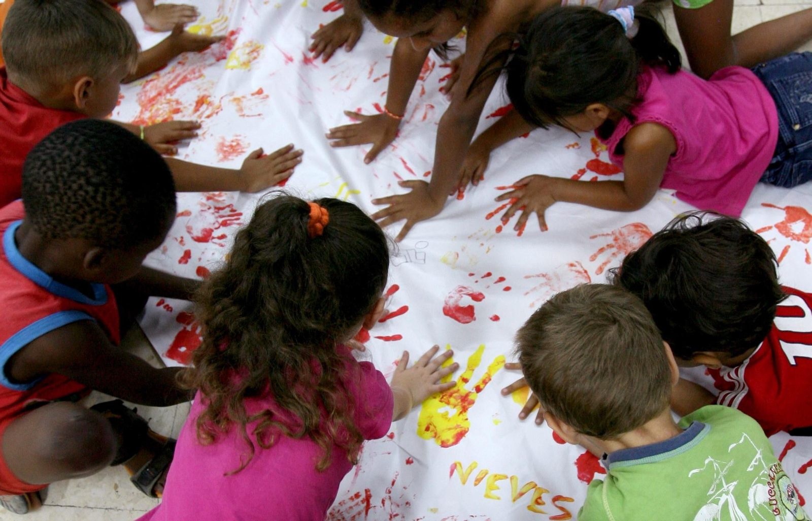 Niños del colegio Manuel Altolaguirre