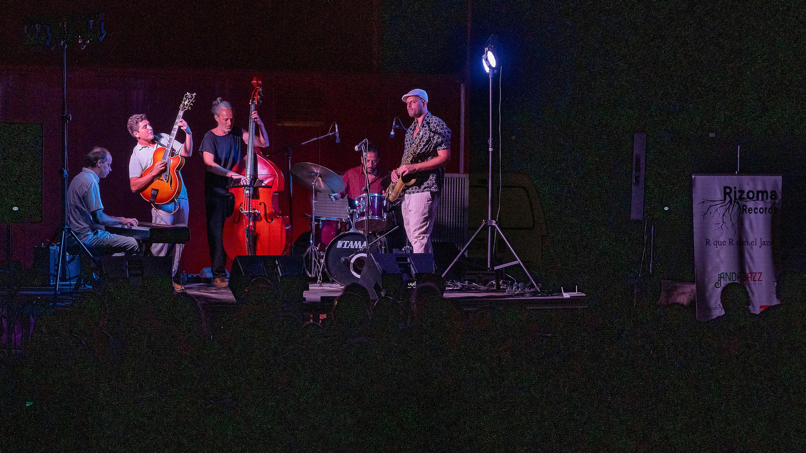 Jazz al relente de Rizoma ' Caballero & Oliver quartet ' en Alcultura, en imágenes