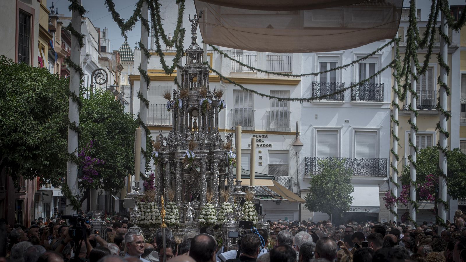 Las imágenes de la procesión del Corpus Christi de Sevilla 2022
