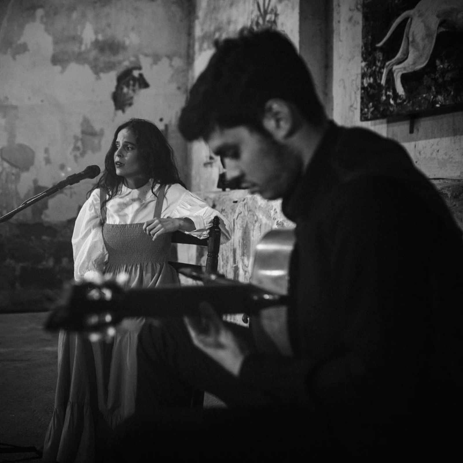 Ángeles Toledano durante uno de sus conciertos