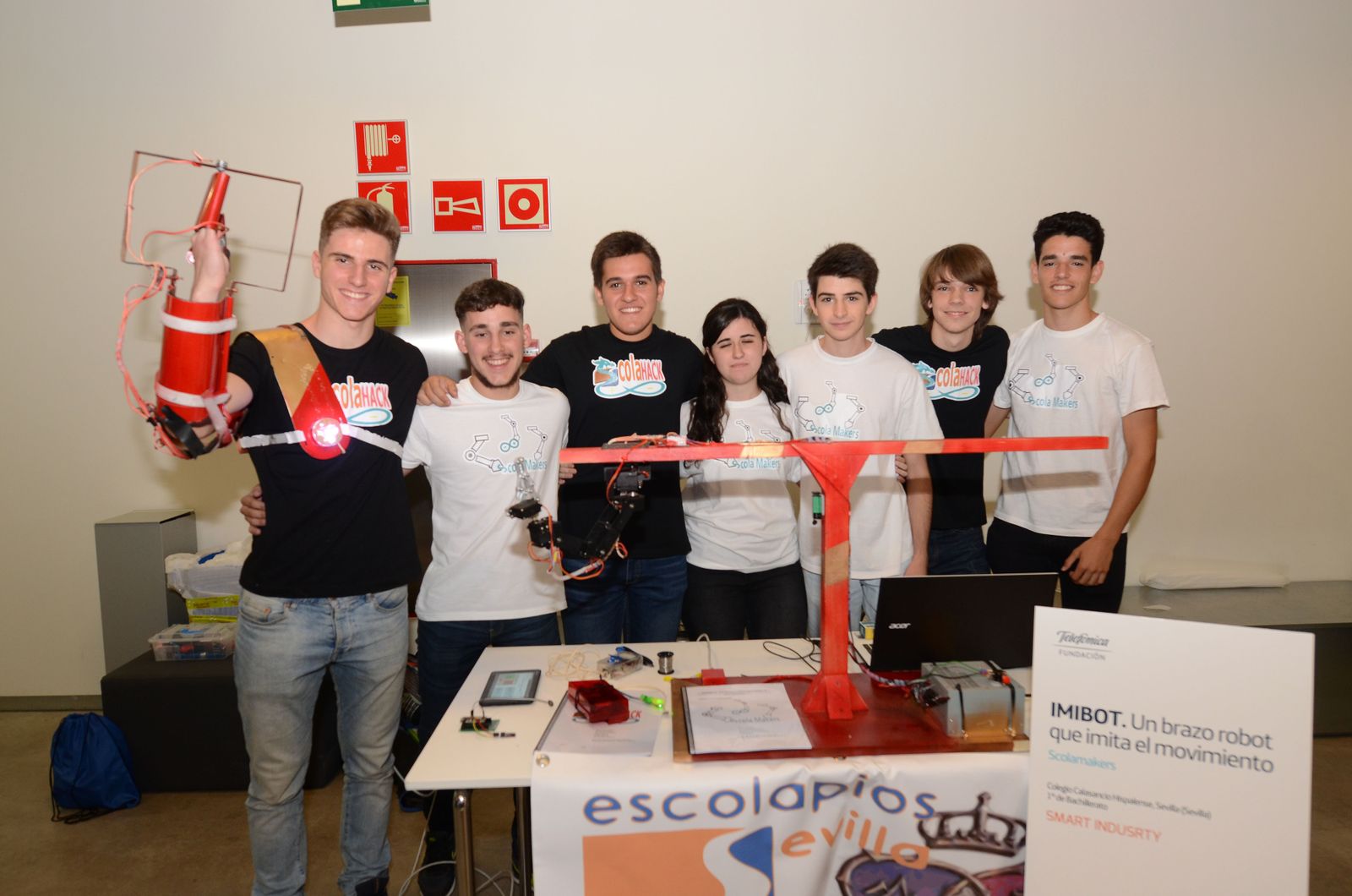 Ganadores de la edición anterior, del Calasancio Hispalense de Dos Hermanas.