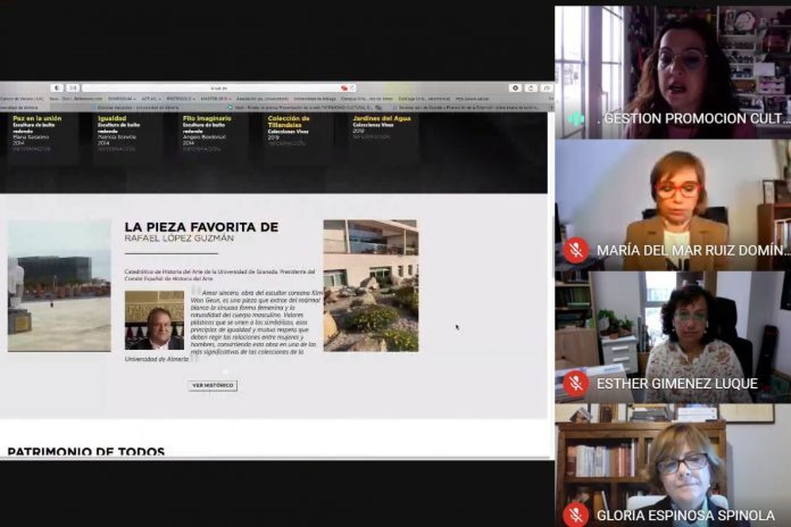 La UAL pone en valor su patrimonio histórico-artístico y natural haciéndolo visible a través de una nueva web
