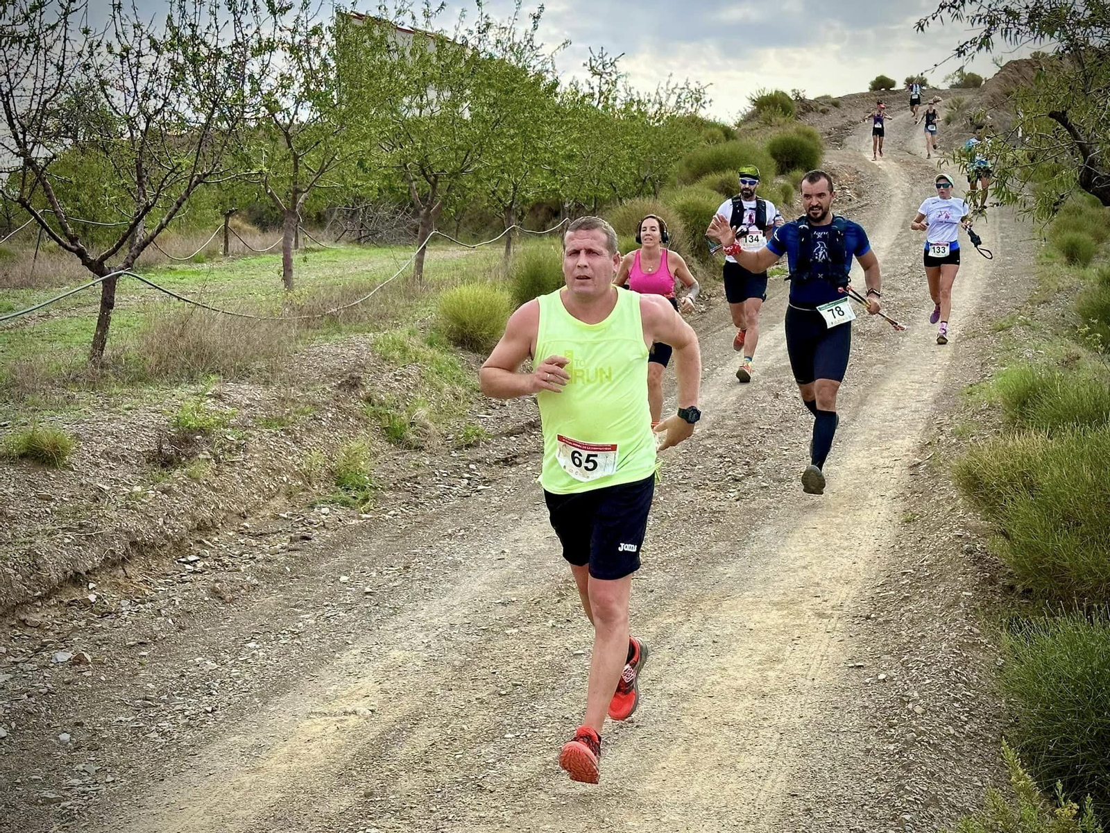 Imagen de una pasada edición del Trail de la Contraviesa.