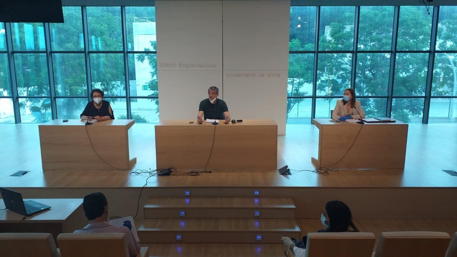 El edificio Emprendedores acogió el encuentro de trabajo con hosteleros.