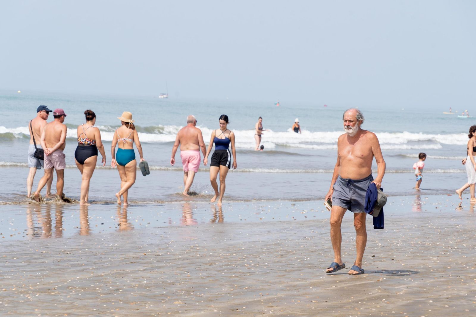 El ambiente de las playas de Huelva el domingo 24 de agosto