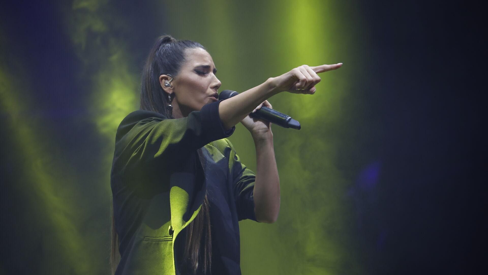India Martínez durante el concierto que dio el año pasado en la Plaza de Toros de Los Califas