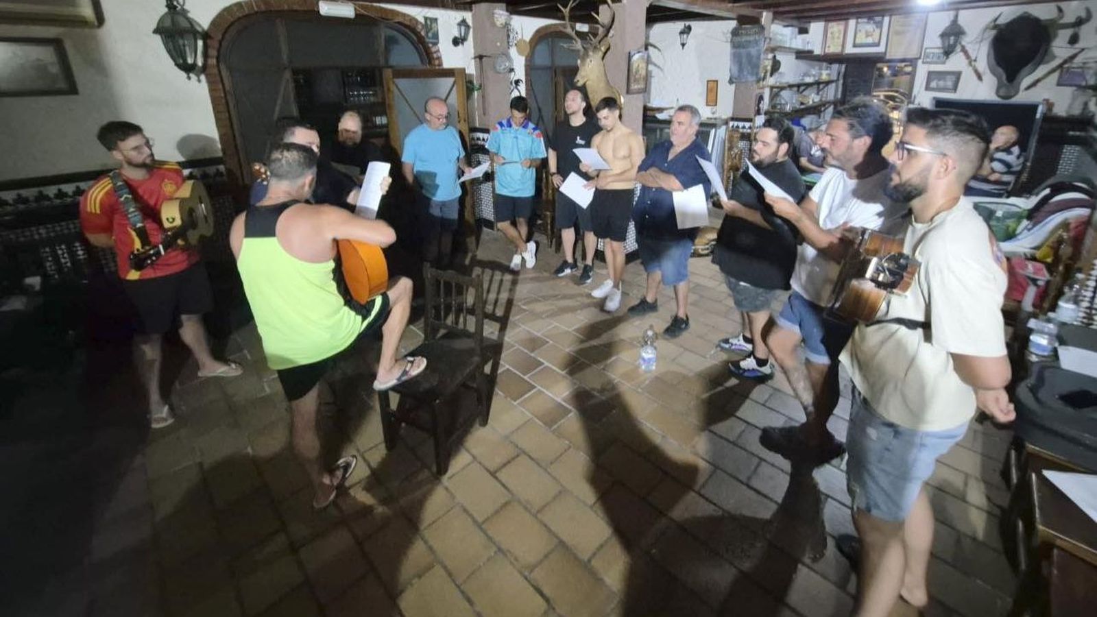 La comparsa 'Los trapos sucios'.