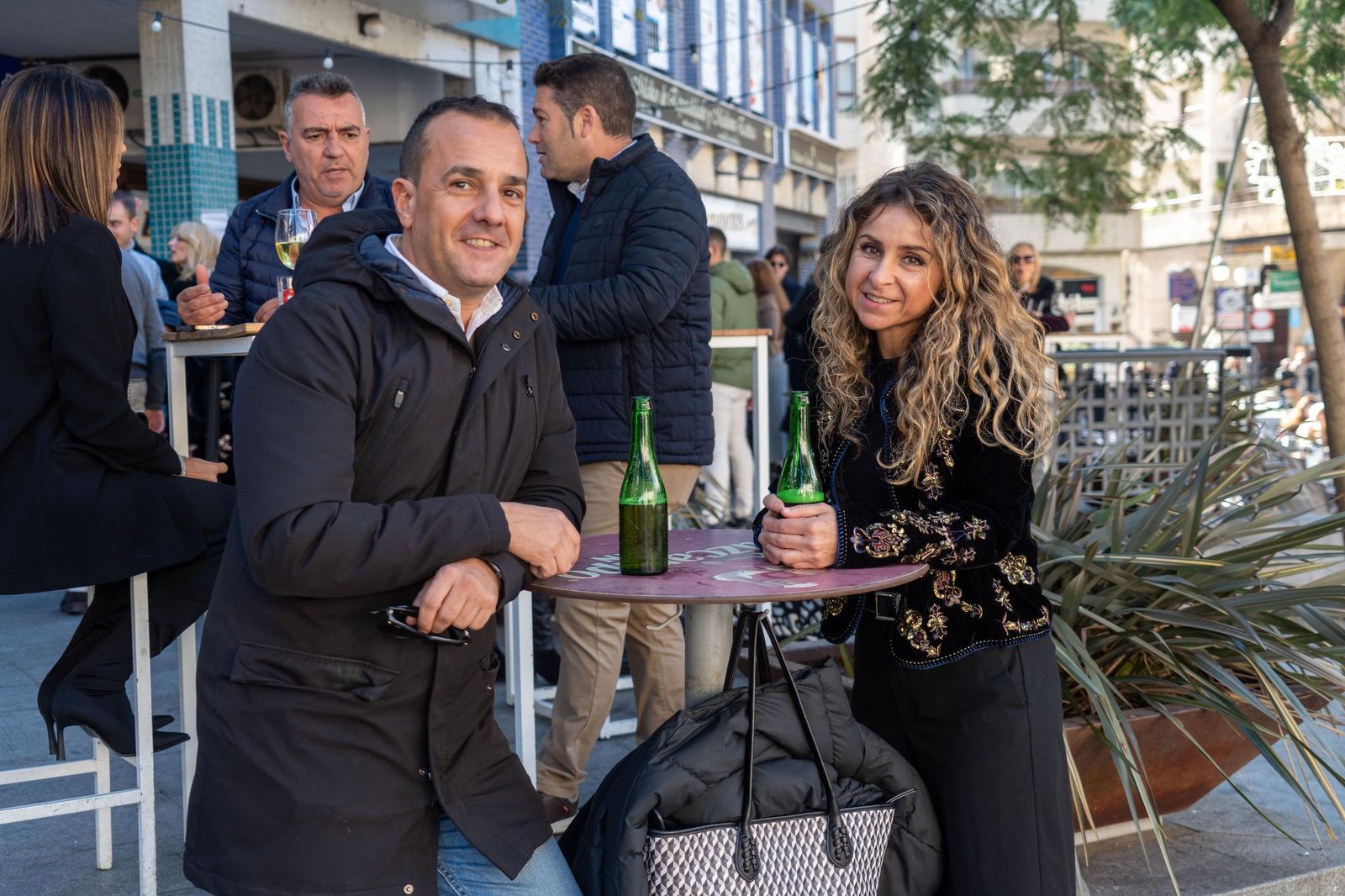 Imágenes de la fiesta del 31 de diciembre en las calles de Huelva