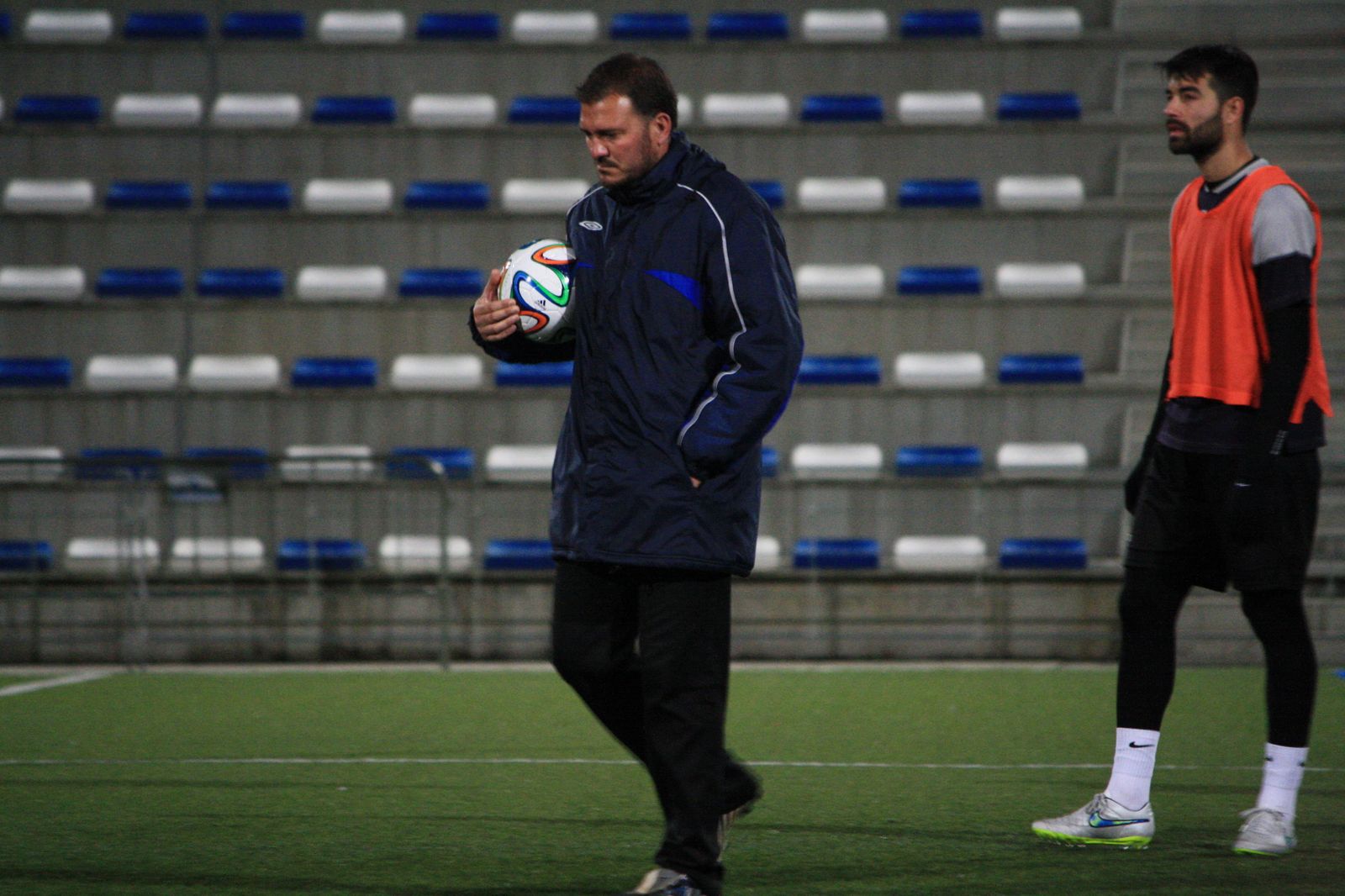 Fran Reina, entrenador jerezano del Ciudad de Lucena.