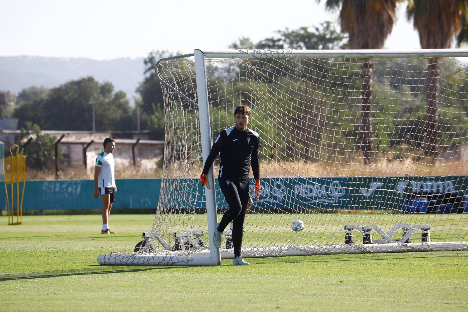 Carlos Marín en un entrenamiento de esta pretemporada