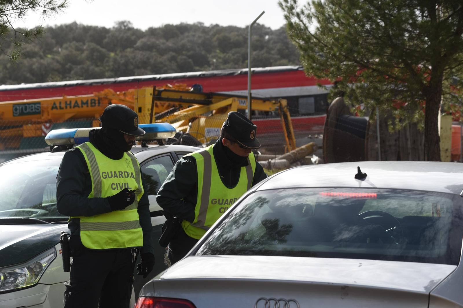 Dispositivo de búsqueda de dos desaparecidos en Adamuz