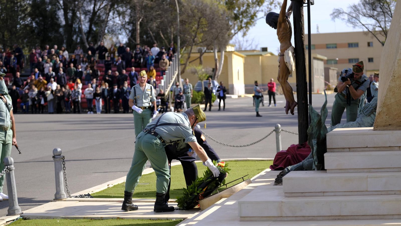 Conmemoración del Combate de Edchera en la Base Álvarez de Sotomayor de La Legión, en imágenes
