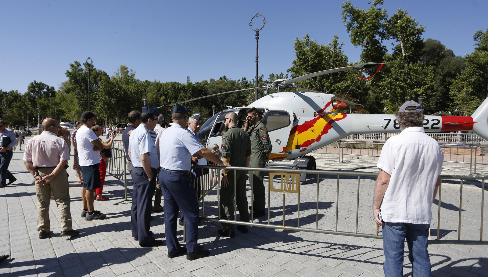 La exposición del Ejército en el Parque de María Luisa