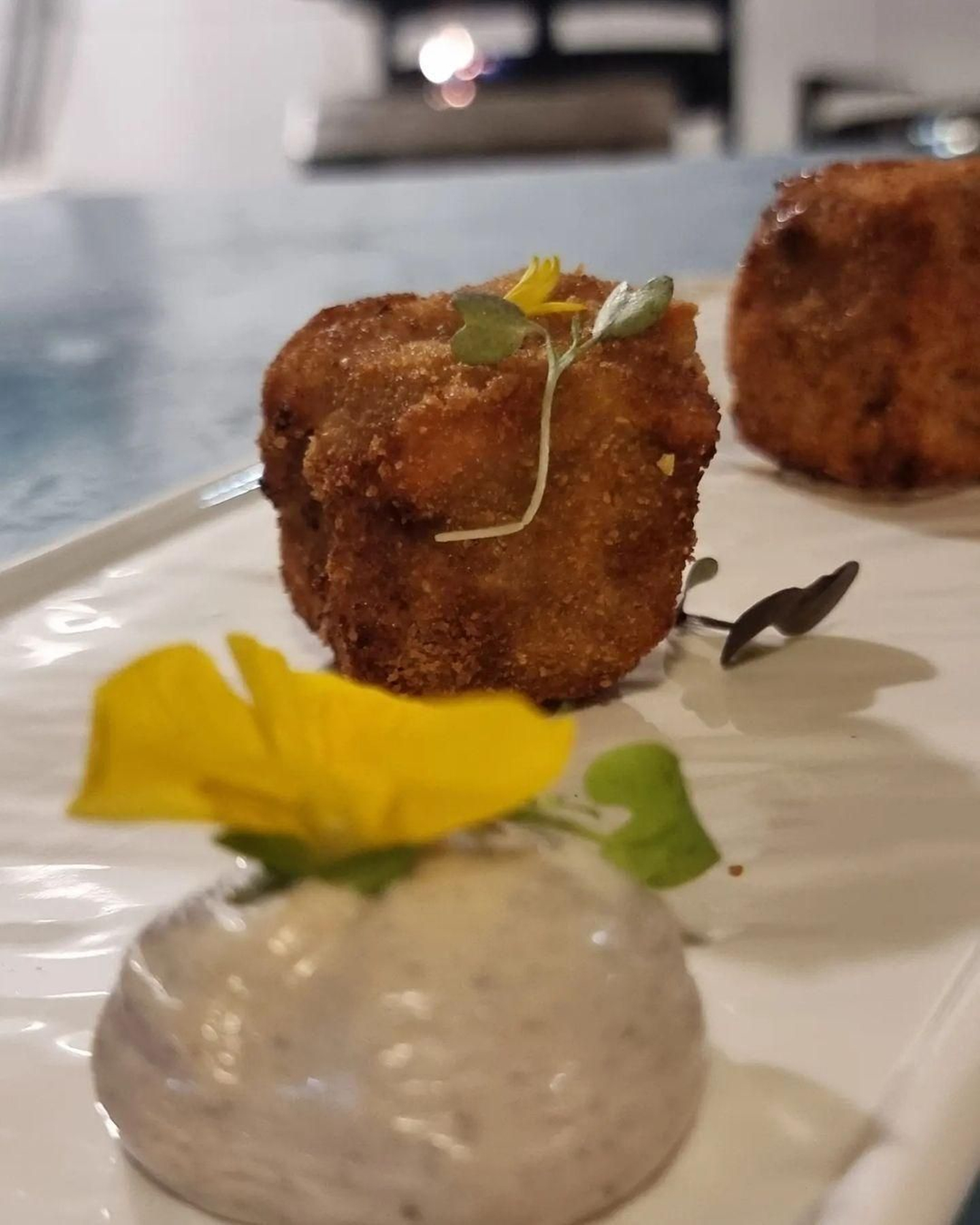 Las croquetas de rabo de toro de Buenavista Gastrobar.