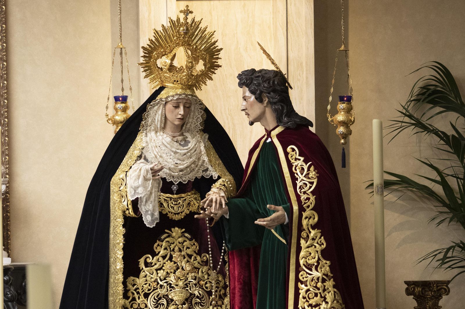 Fotos: La cofradía del Despojado, en San Andrés y con exposición