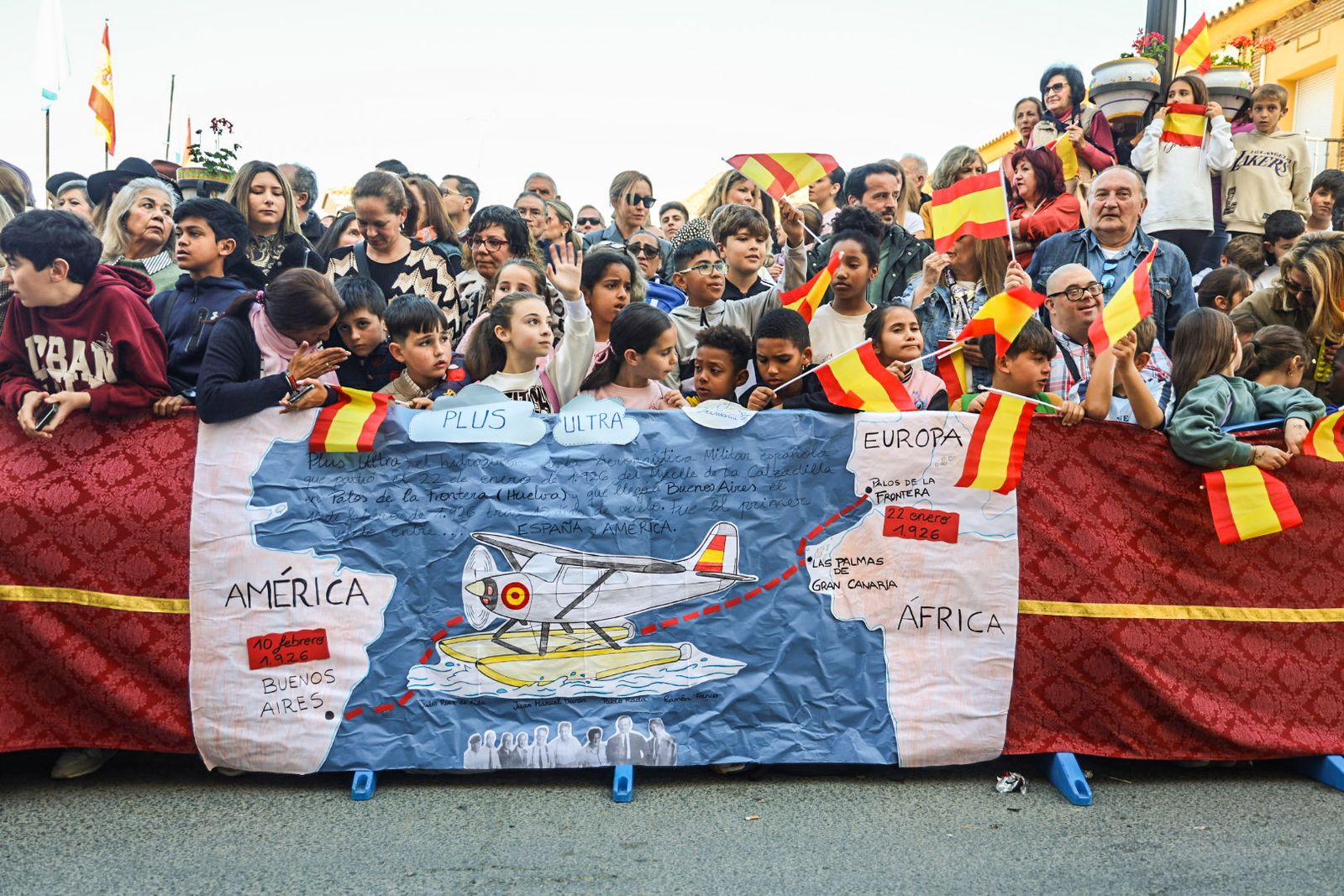 La llegada de S.M. el Rey Felipe VI a Palos de la Frontera, en fotografías