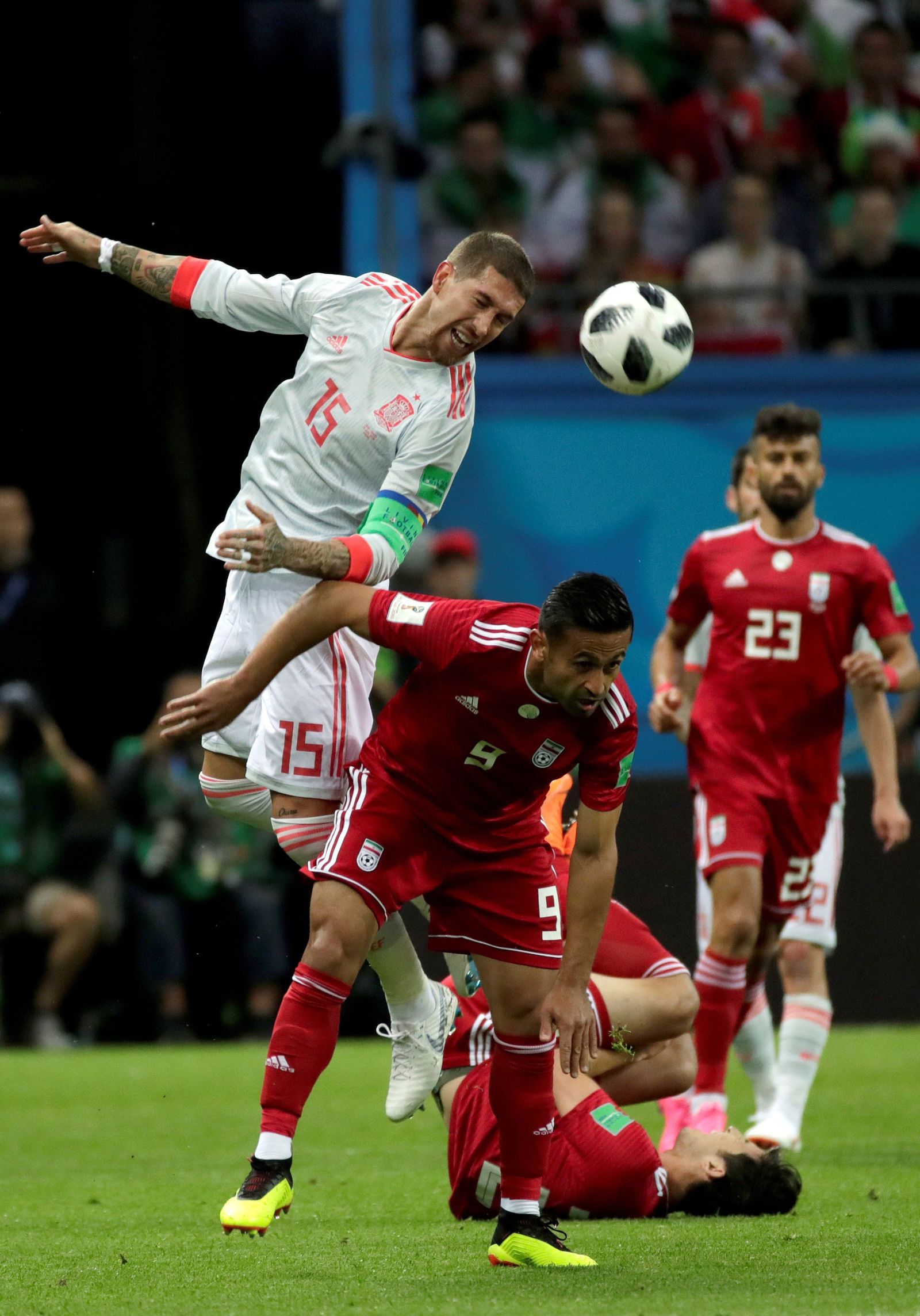 Las imágenes del Irán-España