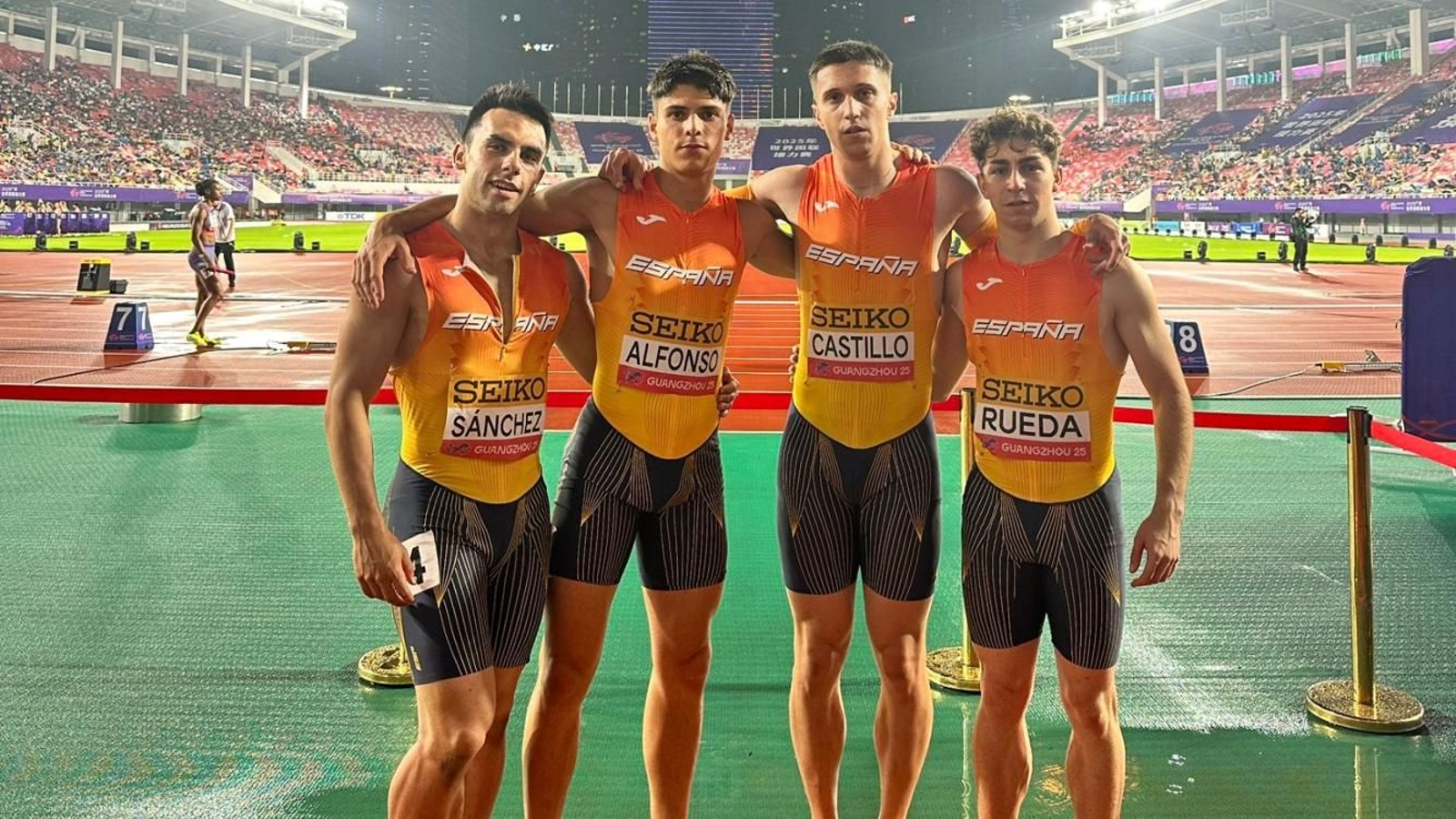 Juan Carlos Castillo compitió este año en el Mundial de Relevos en China.