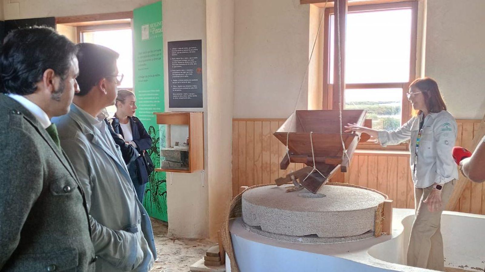 La reapertura del Ecomuseo Molino Mareal de El Pintado.