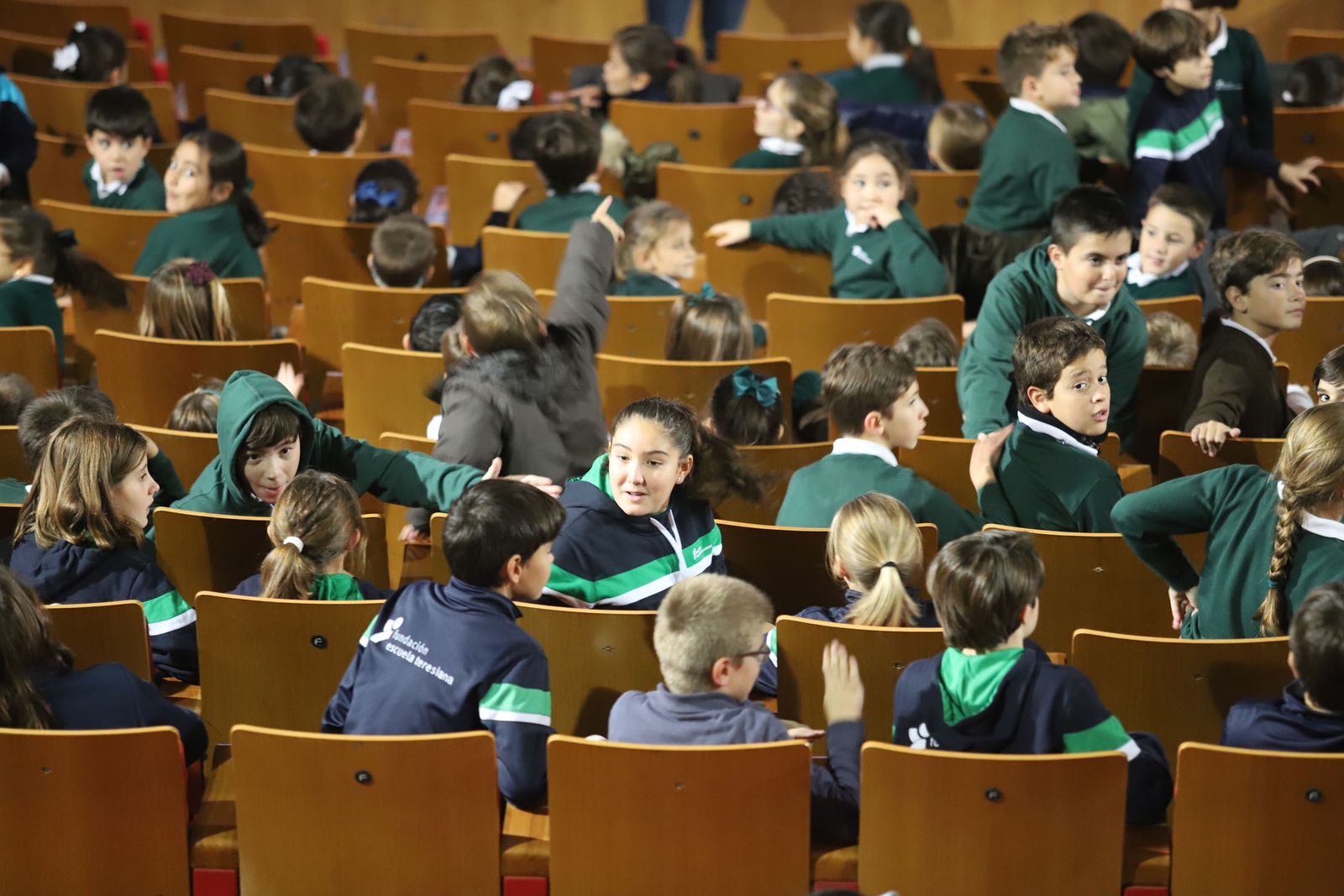 Imágenes de los mas pequeños disfrutando del Festival de Cine Iberoamericano de Huelva