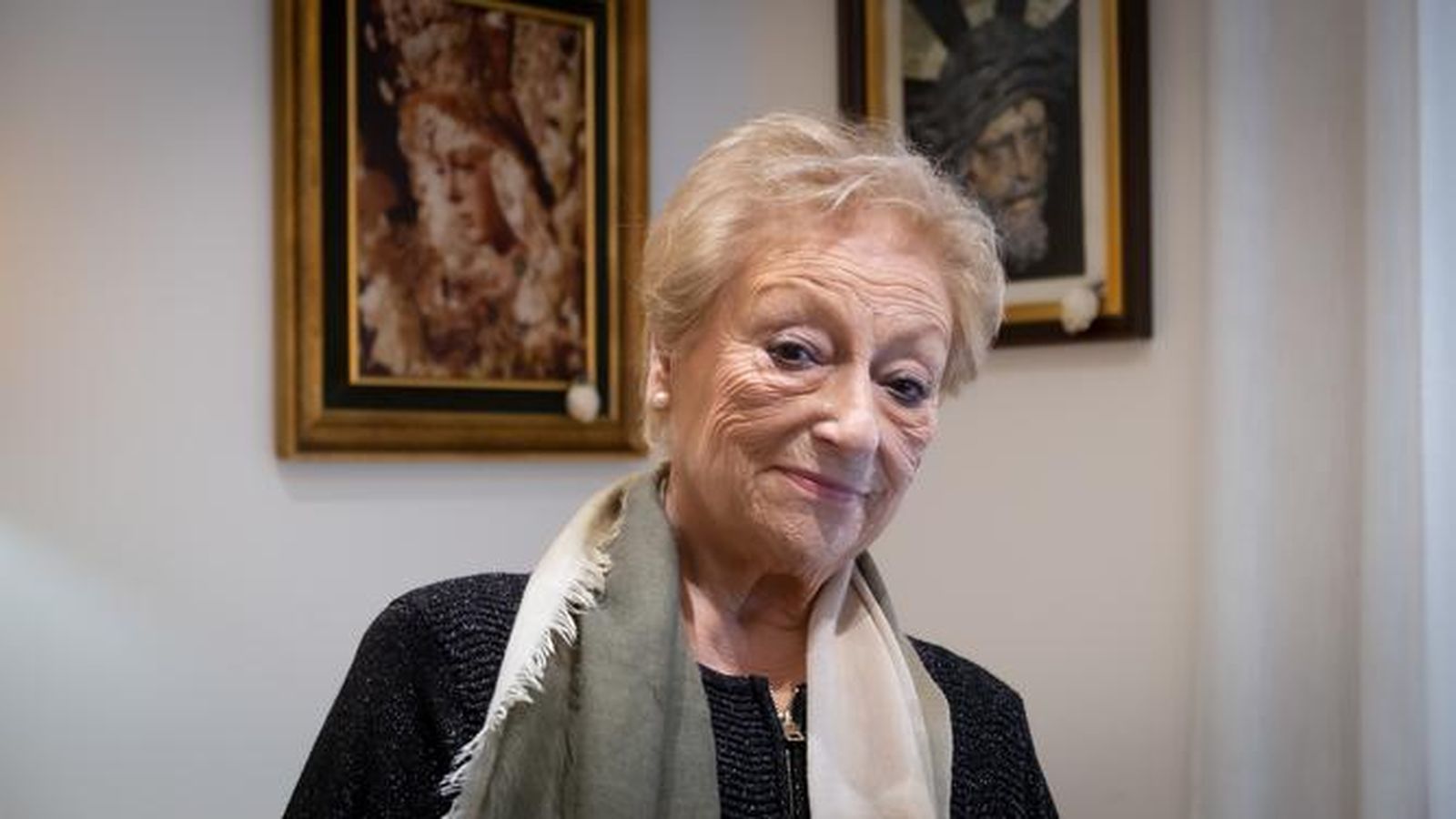 Angelita Yruela en un reportaje para Diario de Sevilla