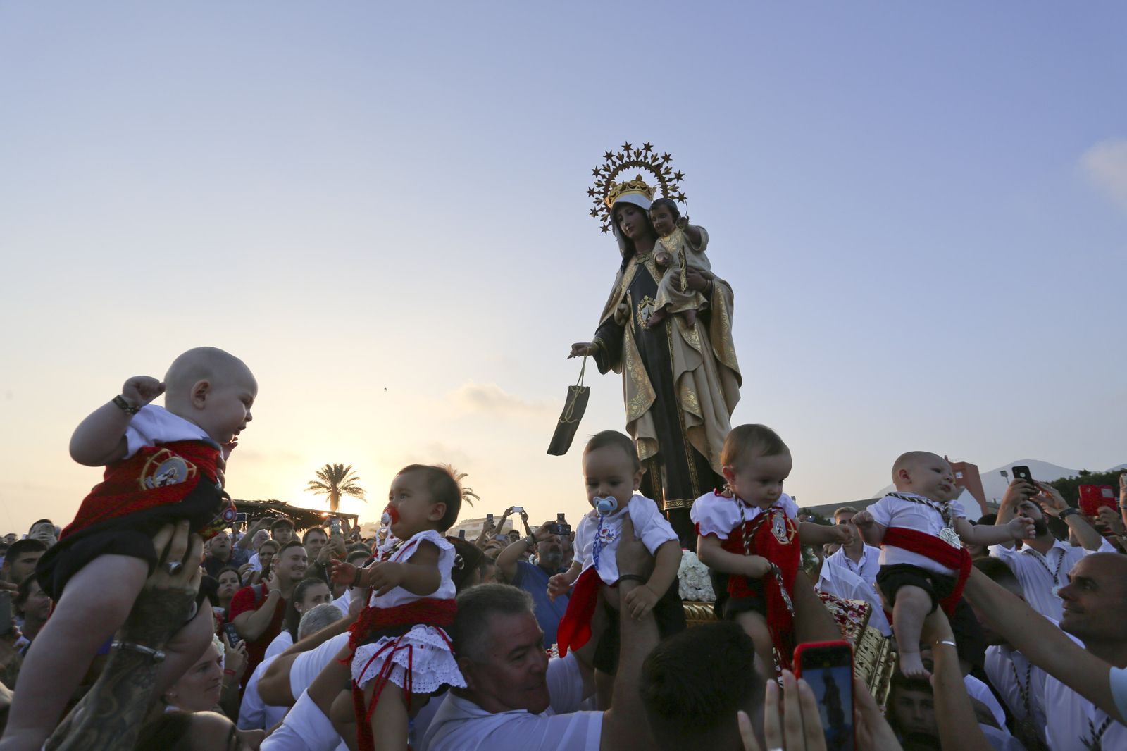 Las fotos de las procesiones de la Virgen del Carmen en Málaga