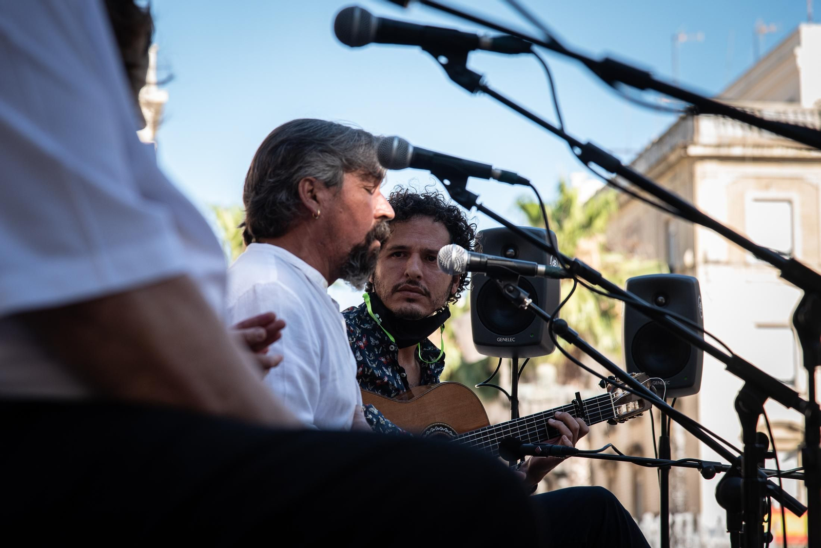 Imágenes de la peña La Soleá en el festival flamenco Ciudad de Huelva