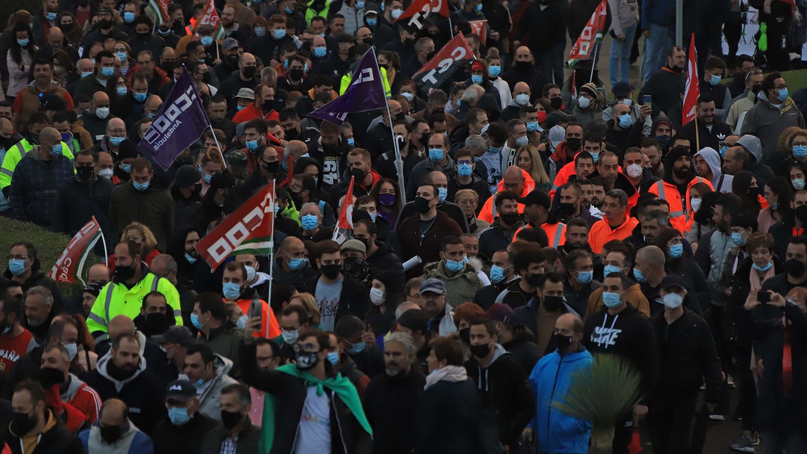 Fotos de la manifestación del metal en Algeciras