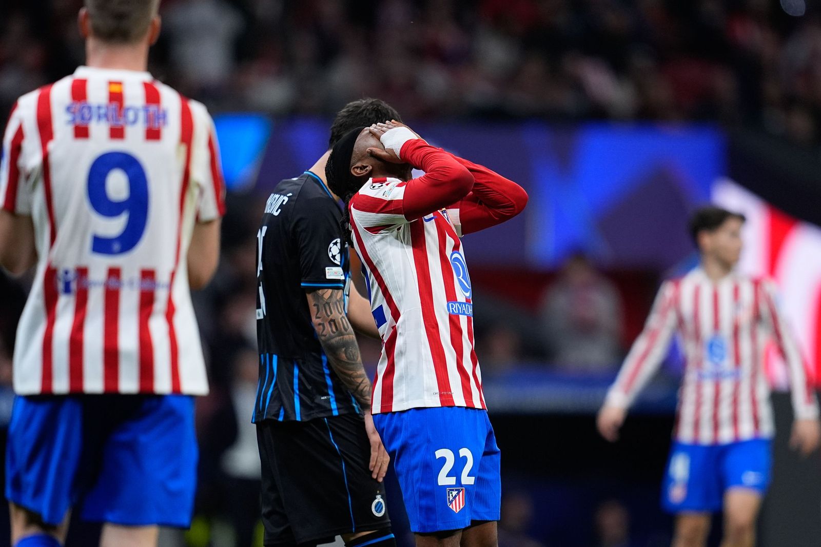 Las fotos del Atlético de Madrid-Brujas