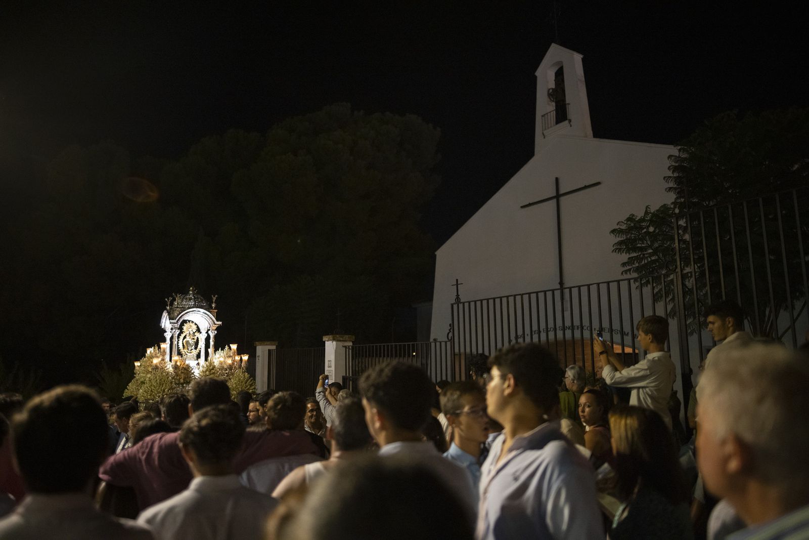 Imágenes de la recogida de la Virgen de la Cinta 2022