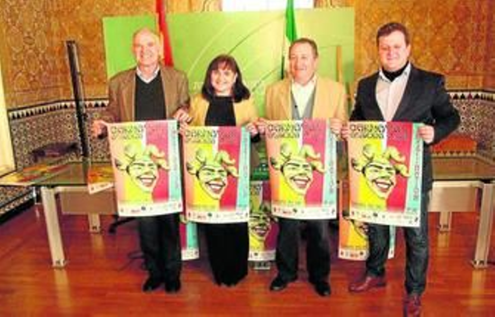 Nicolás Castillo, Isabel Arévalo, Francisco Alex Bruque y Felipe Berenguel.