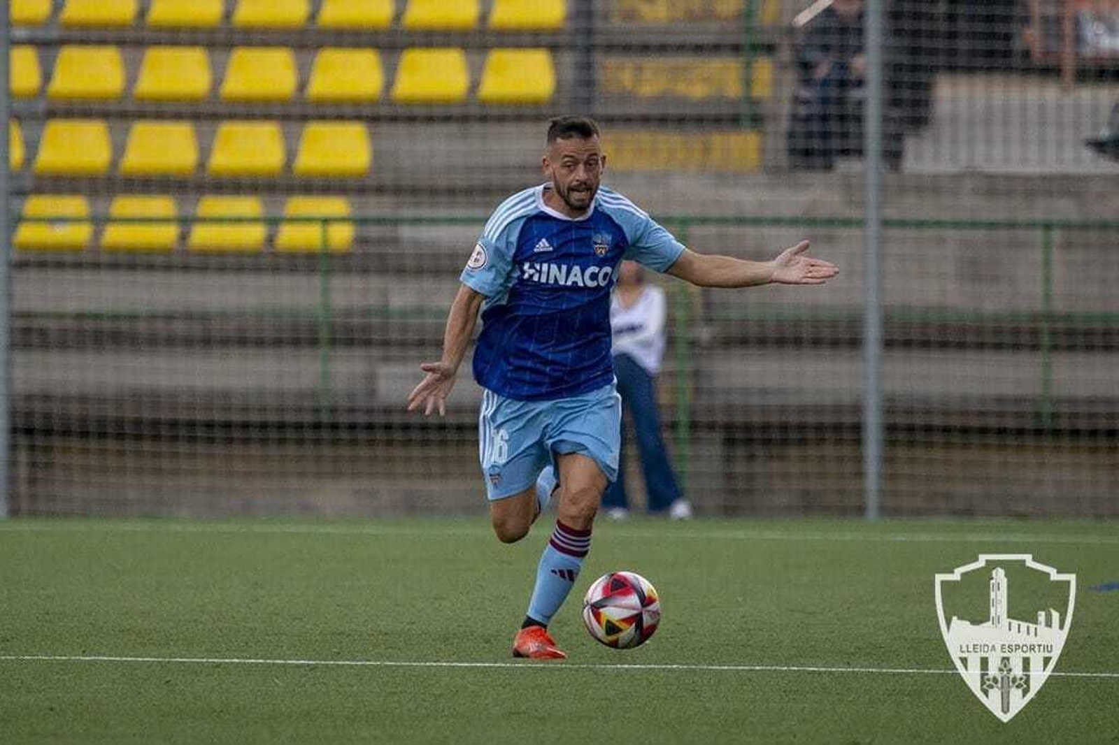 Antonio Romero, en un partido con el Lleida