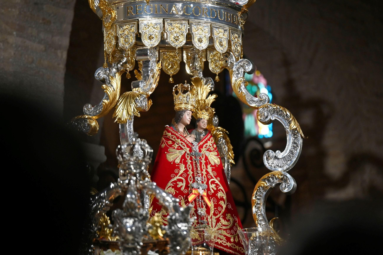 La misa en el santuario de La Fuensanta, en imágenes