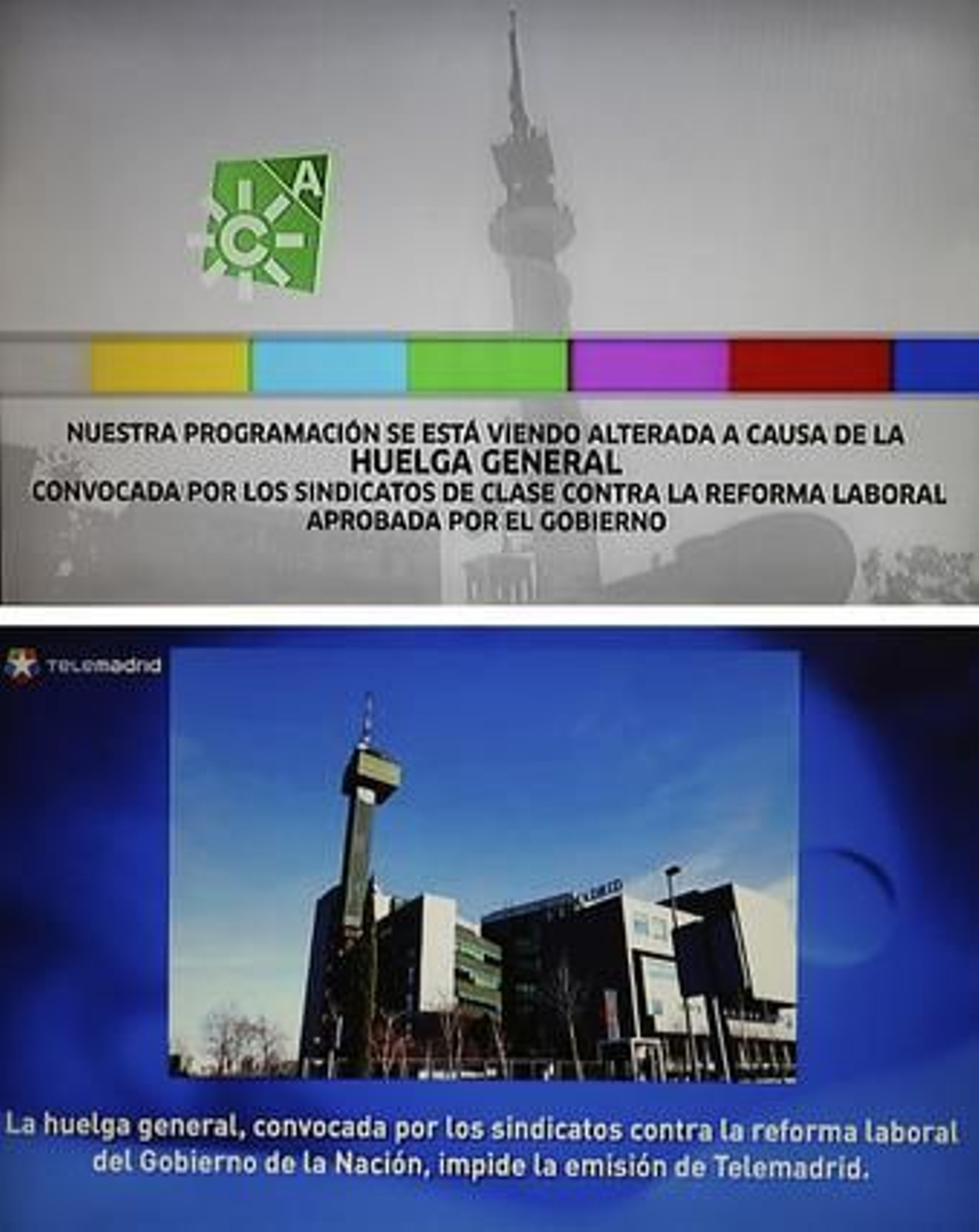 Jornada de la huelga general en Madrid.

Foto: EFE