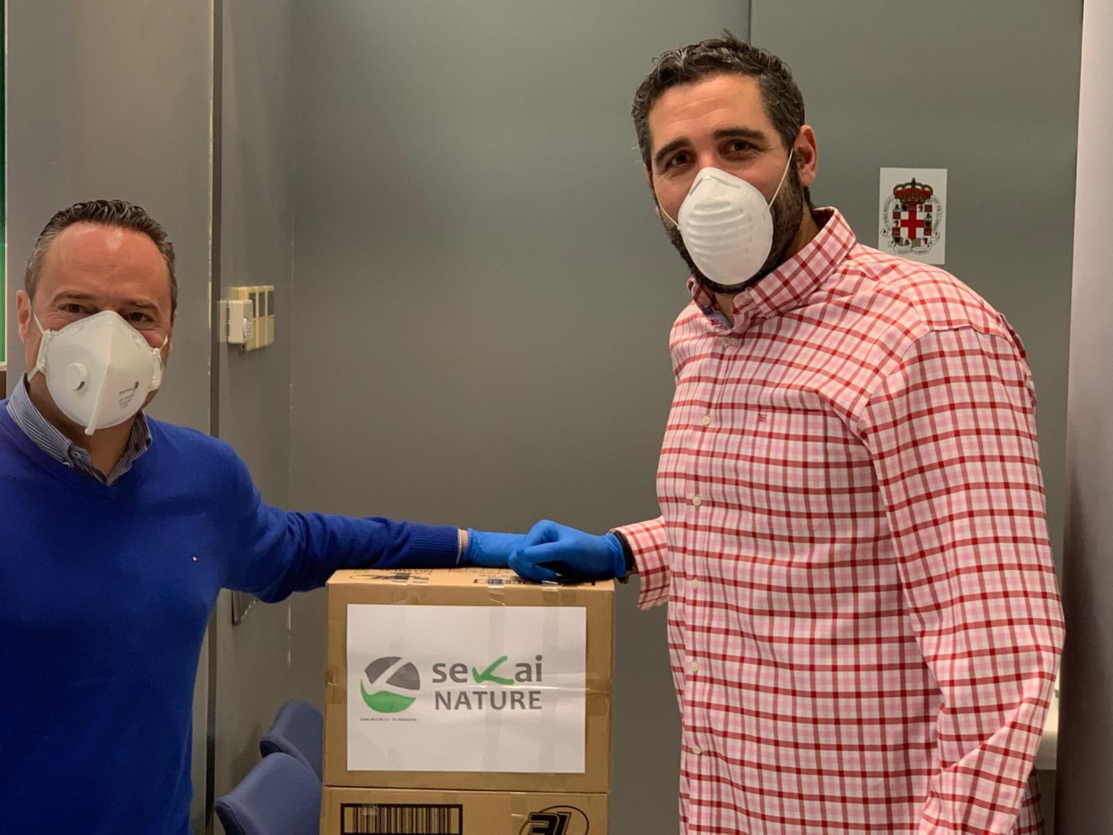 José Cano (Asempal) junto al concejal Juan José Alonso