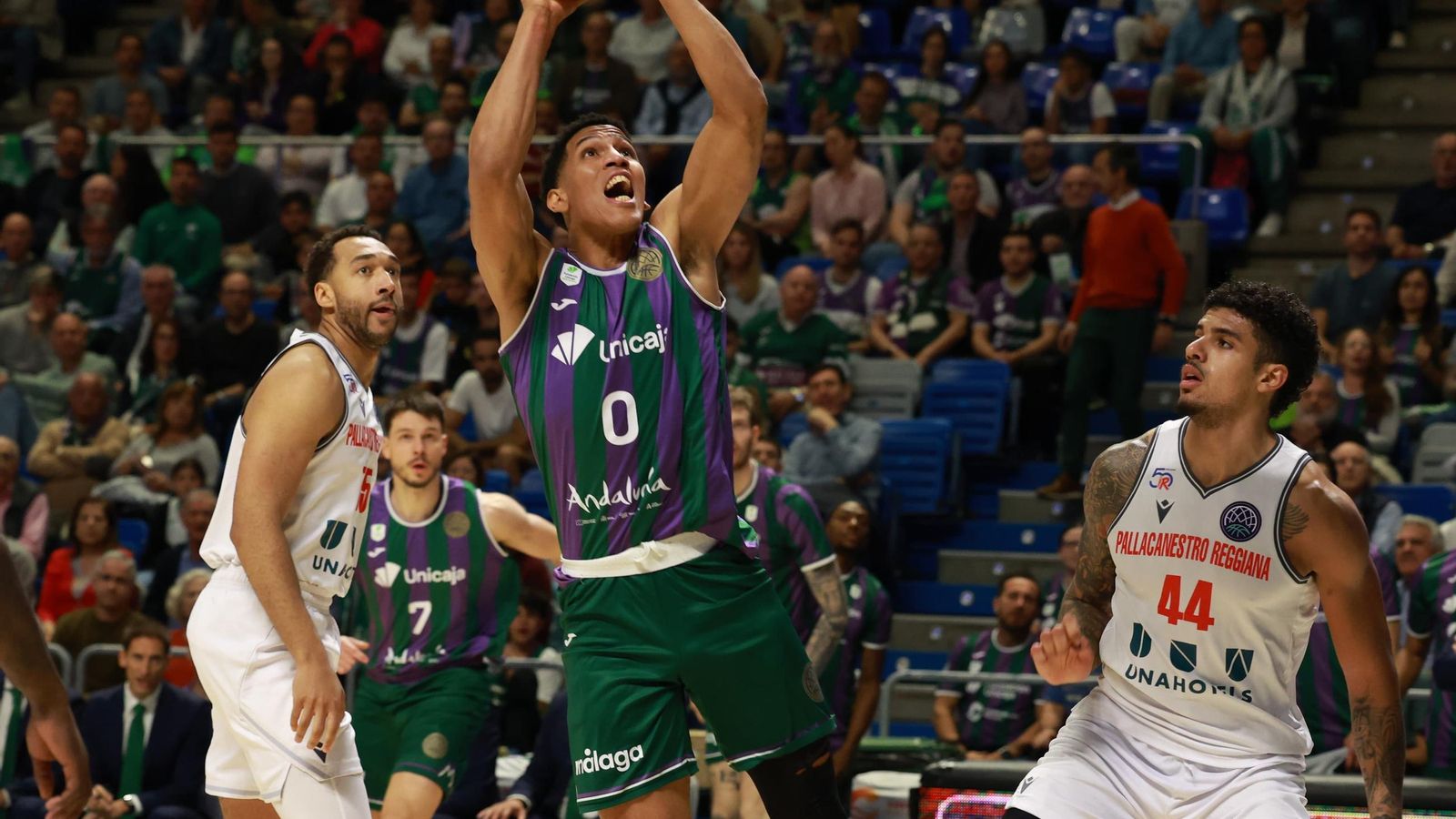 El Unicaja-Reggiana, en fotos