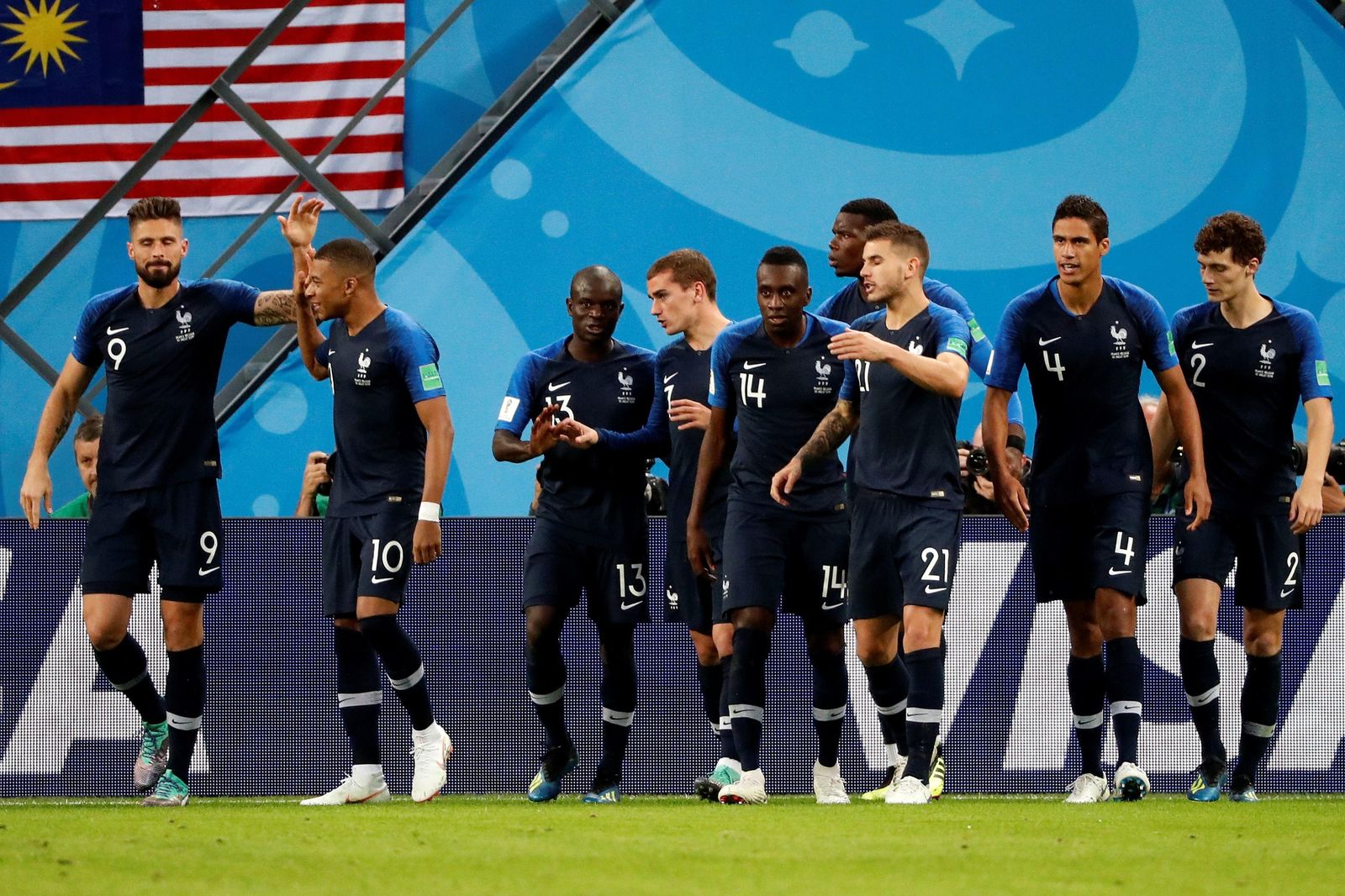 Las imágenes del Francia-Bélgica