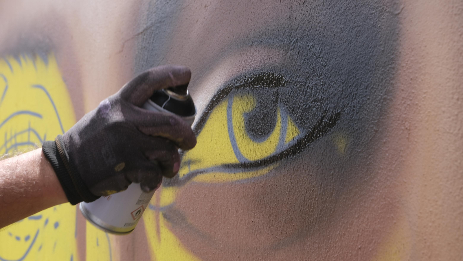 Moxaico, talento muralista almeriense