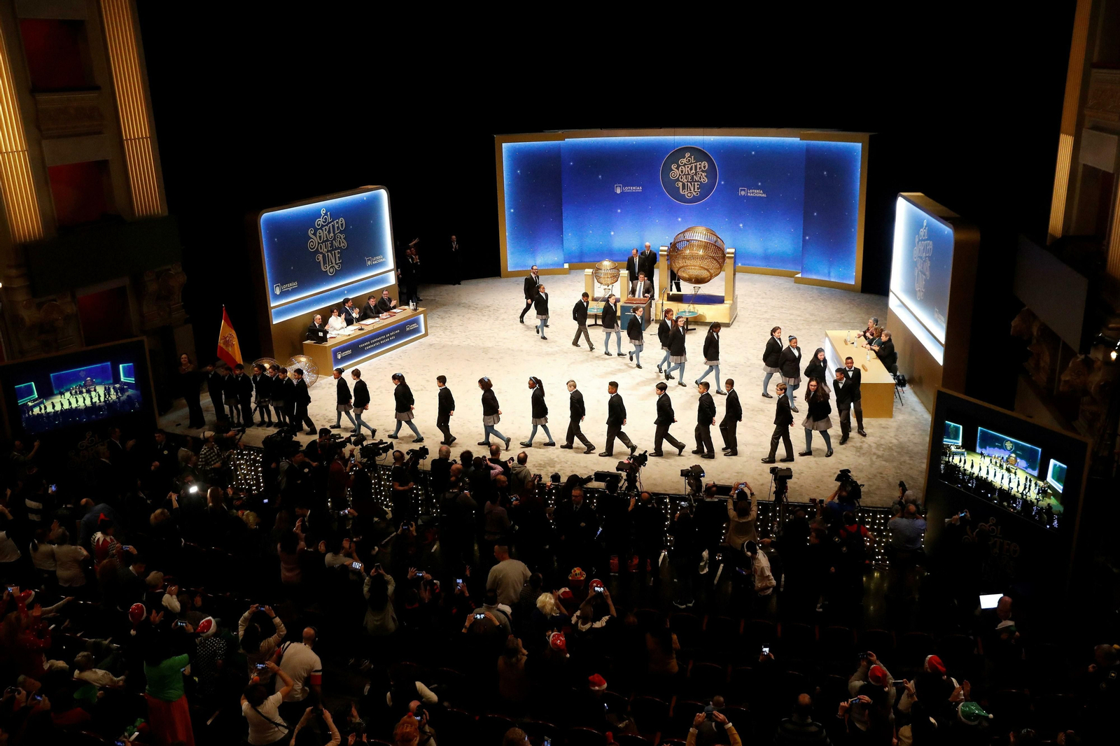 Las imágenes del sorteo de la Lotería de Navidad 2019